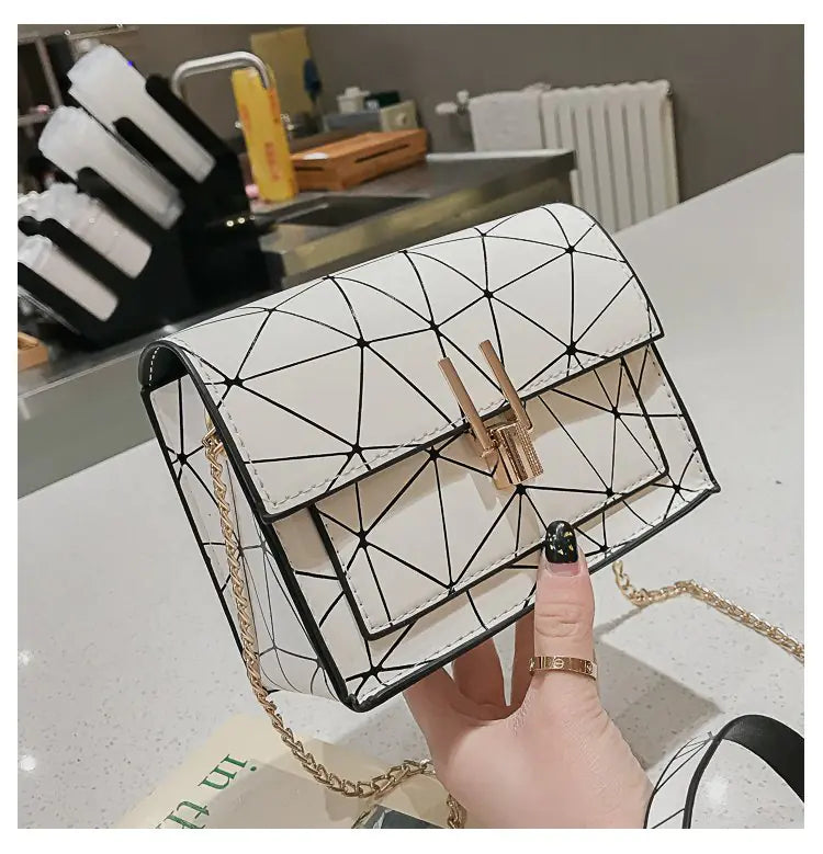 New Korean Style Plaid Women's Shoulder Bag (Crossbody)