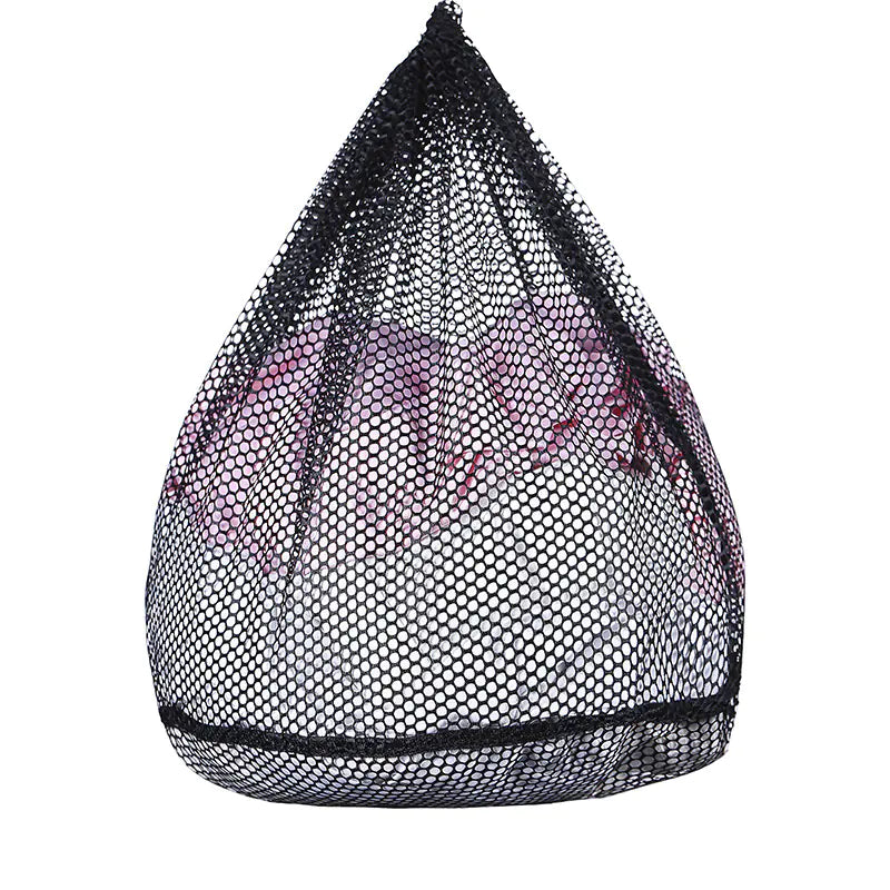Black Mesh Laundry Bag for Washing Machine (1pc)