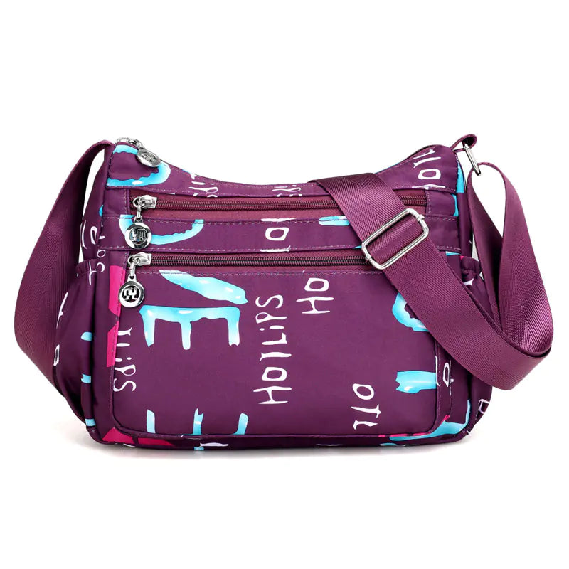 Waterproof Nylon Tote Bag - Korean Style Handbag