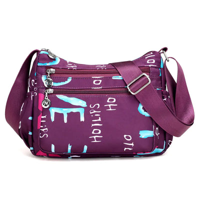 Waterproof Nylon Tote Bag - Korean Style Handbag