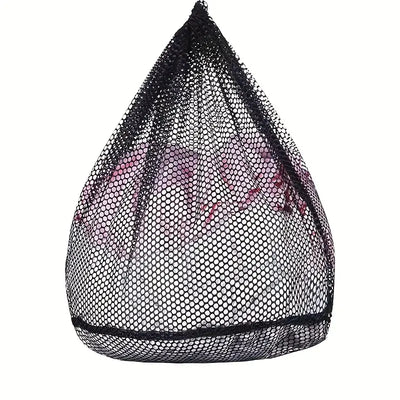 Black Mesh Laundry Bag for Washing Machine (1pc)