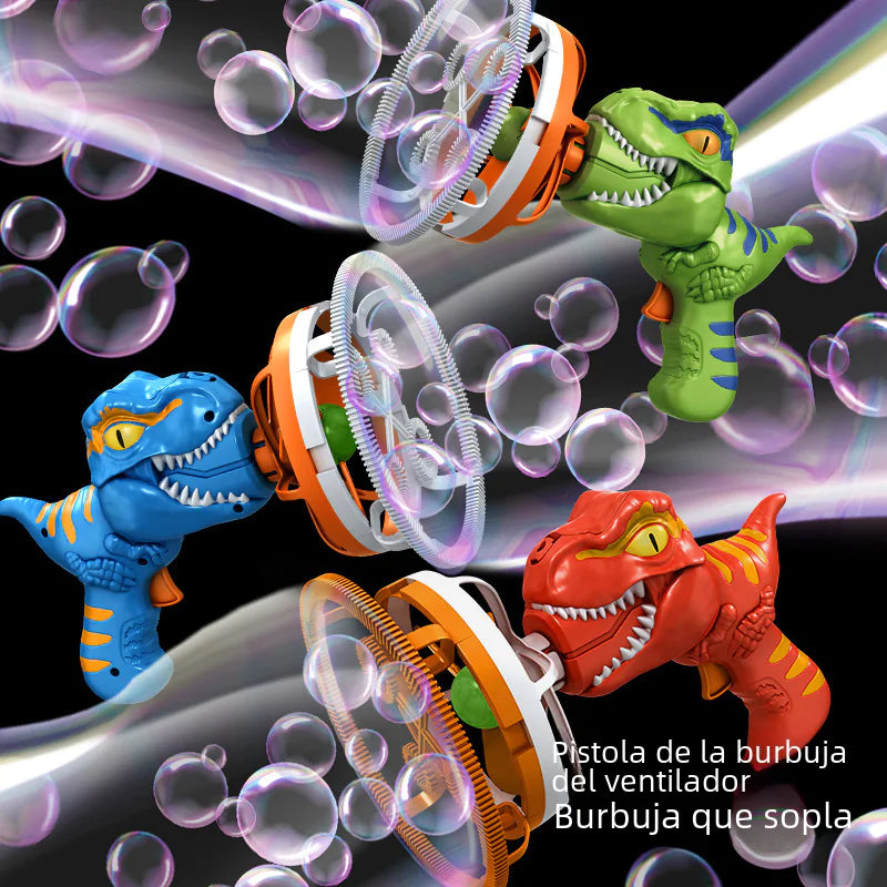 Dinosaur Bubble Machine - Semi-Automatic Bubble Gun
