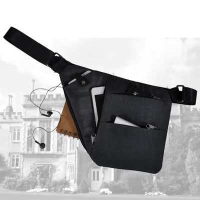 Men's Outdoor Slim Anti-Theft Shoulder Messenger Bag