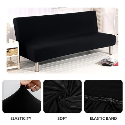 Elastic Futon Cover for Sleeper Sofa, Machine Washable