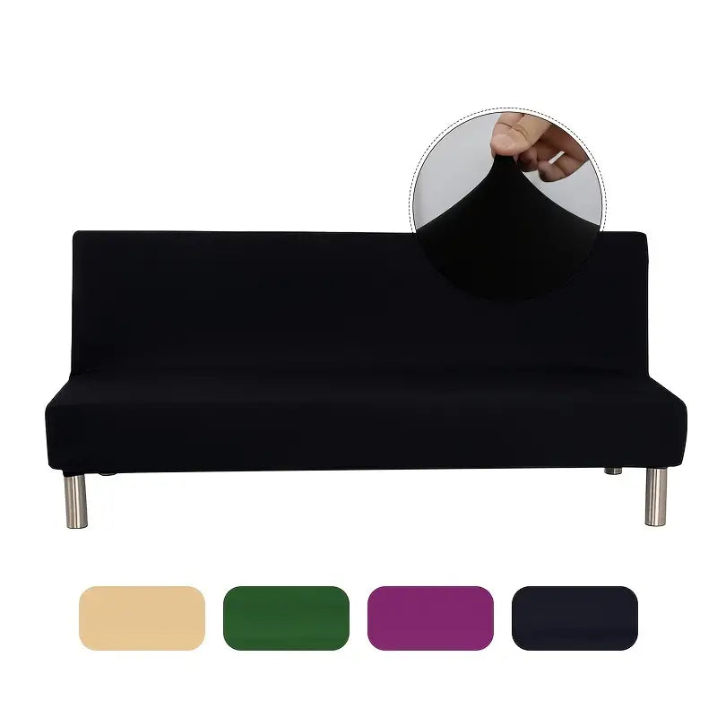 Elastic Futon Cover for Sleeper Sofa, Machine Washable