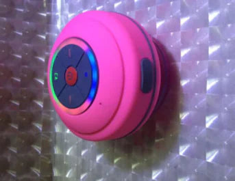 Waterproof Bluetooth Speaker with Suction Cup for Bath