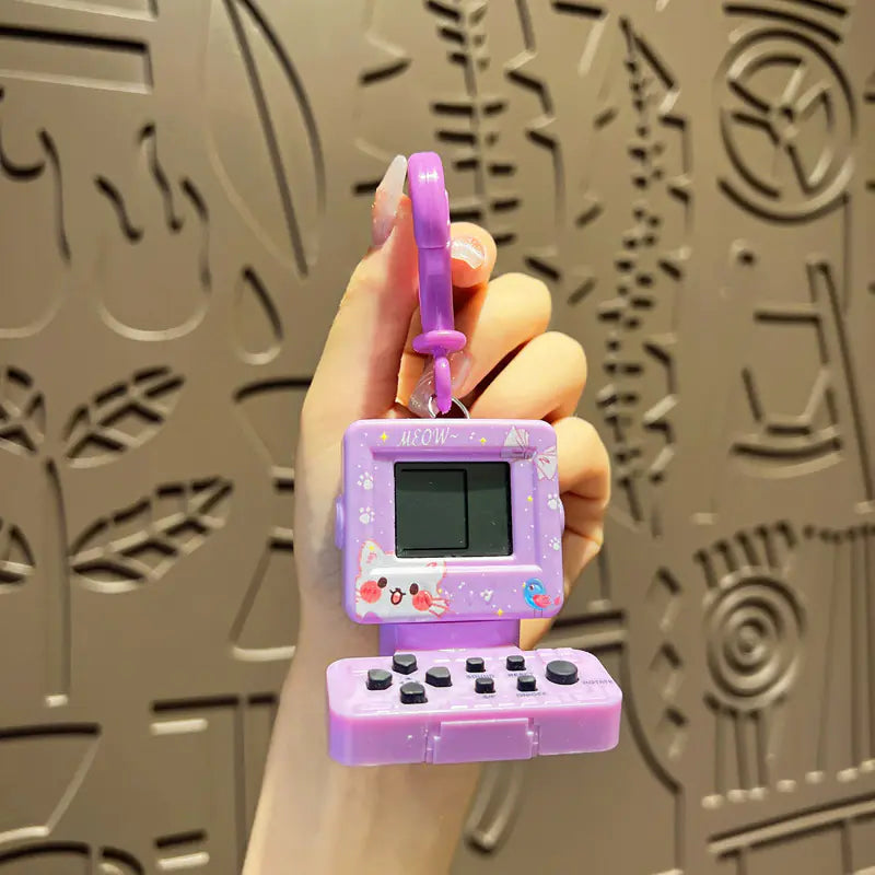 Creative Educational Game Machine Key Chain Accessories